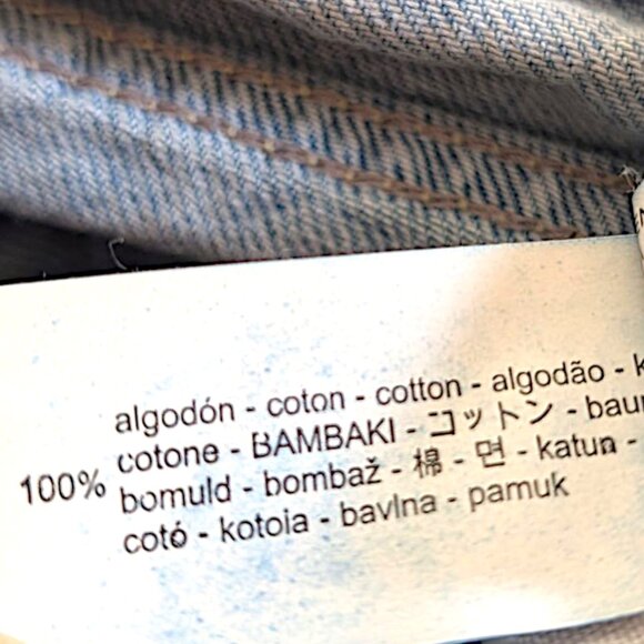 Zara high rise ligh blue extra wide leg palazzo jeans women's US 4 - Picture 10 of 11